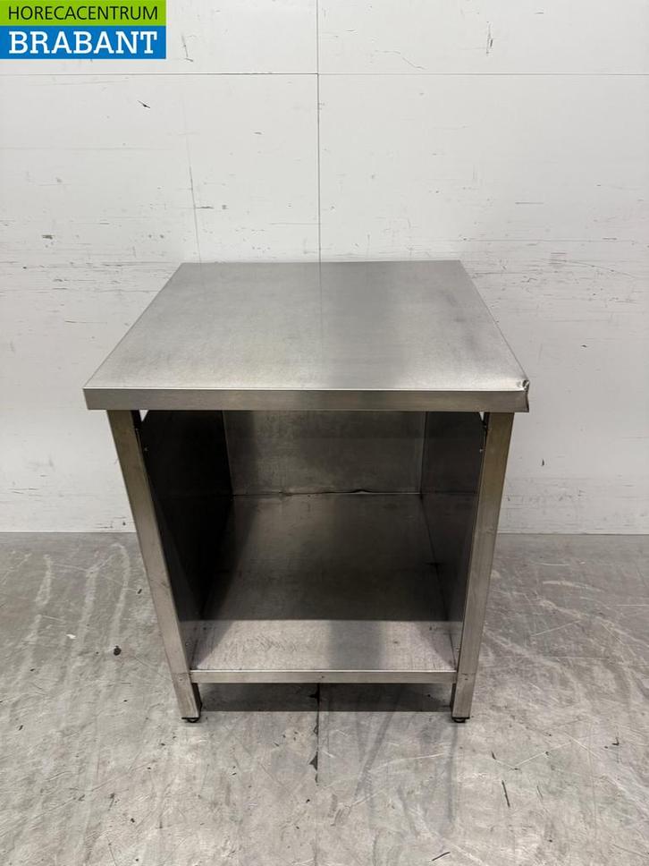Table de travail en acier inoxydable avec étagère 70 x 70 x, Zakelijke goederen, Horeca | Overige, Verzenden