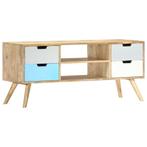 vidaXL Tv-meubel 110x35x48 cm massief mangohout, Huis en Inrichting, Verzenden, Nieuw