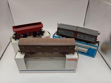 Märklin H0 - 4730/4731/4705 - Modeltrein goederenwagon (3) -