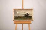 Constant Dutilleux (1807- 1865) - Landschap met molen, Antiek en Kunst