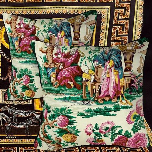 Le Manach - FREE SHIPPING - Nieuwe set van twee - Kussen, Antiek en Kunst, Antiek | Tapijten, Tafelkleden en Textiel