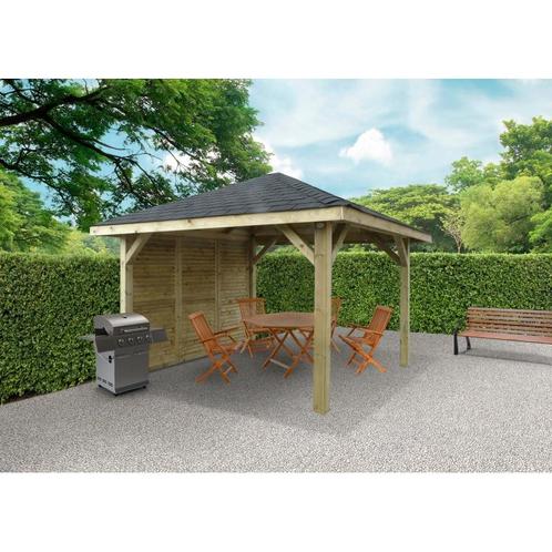 Paviljoen in hout  modulair geimpregneerd 3472 x 3472 mm -, Tuin en Terras, Tuinhuizen, Nieuw