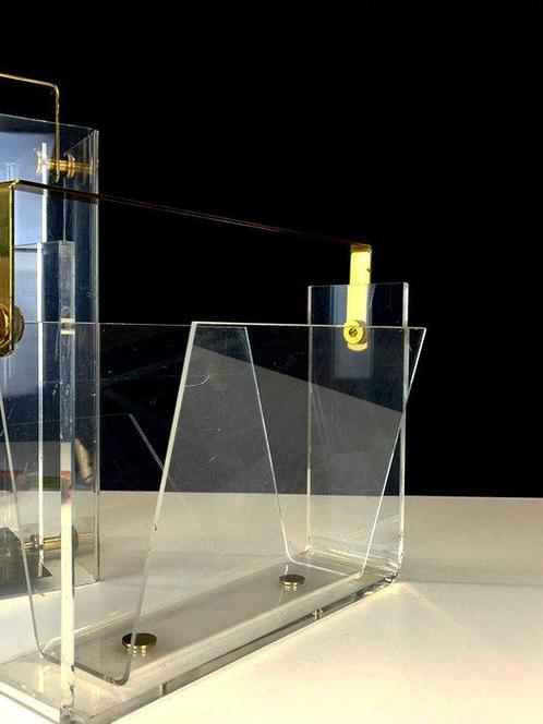 Roche Bobois - David Lange - Porte-revues (2) - Laiton,, Huis en Inrichting, Overige Huis en Inrichting