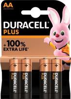 Duracell Alkaline Plus AA batterij 4 pack op Overig, Nieuw, Verzenden