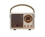 2dekans | Denver Vintage RadioBox - BTP-203W - 30W - Crème, Audio, Tv en Foto, Luidsprekerboxen, Ophalen of Verzenden, Nieuw