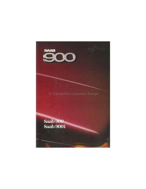 1987 SAAB 900 BROCHURE NEDERLANDS, Livres, Autos | Brochures & Magazines, Enlèvement ou Envoi
