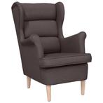 Donkerbruine zetel | OP = OP | 46% Voordeel (fauteuil), Huis en Inrichting, Verzenden, Nieuw, 75 tot 100 cm, 50 tot 75 cm