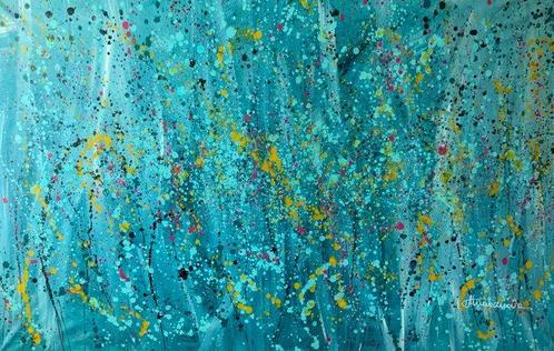 Anastasiya Tumanova - Mémoire azur.-XXL, Antiek en Kunst, Kunst | Schilderijen | Modern