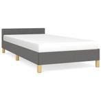 Bedframe 90x200 Grijs | Retour Deal 40% Korting!, Huis en Inrichting, 90 cm, Eenpersoons, Verzenden, Nieuw