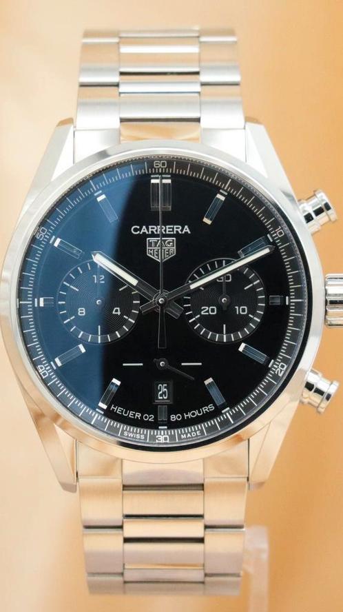 TAG Heuer Carrera Calibre HEUER 02 CBN2010 uit 2022, Handtassen en Accessoires, Horloges | Heren, Verzenden