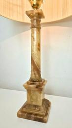 Lampe de table - Marbre - Lampe de table en marbre grande, Antiek en Kunst