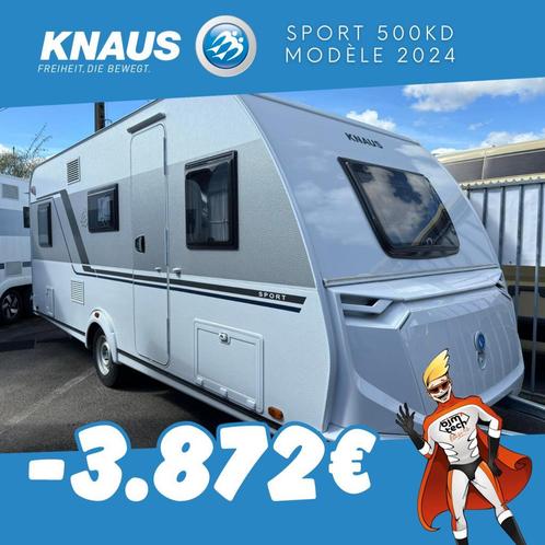 Caravane Knaus Sport 500 KD (2024), Caravans en Kamperen, Caravans, Ophalen