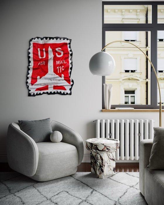 Soyz Bank (1988) - US Air Mail, Antiquités & Art, Art | Objets design