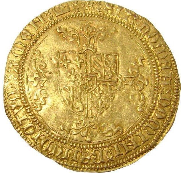 Nederland, Brabant (Hertogdom) Filips de Goede. Lion dor, Postzegels en Munten, Munten | Nederland
