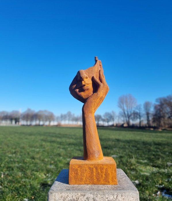 Beeldje - Abstract thinker - IJzer, Antiek en Kunst, Curiosa en Brocante