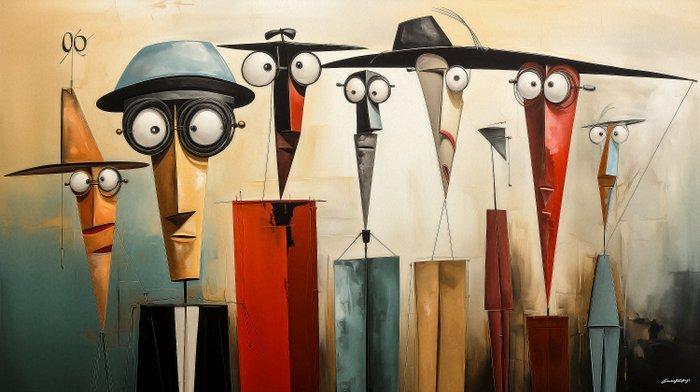 Giancarlo Colombo - GCD Art - Weirdos #76, Antiek en Kunst, Kunst | Designobjecten