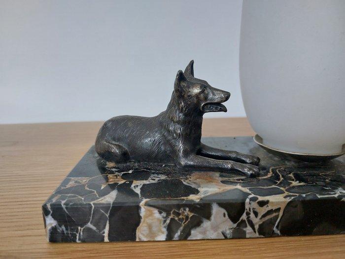 Tafellamp - Marmer, Antiek en Kunst, Antiek | Verlichting