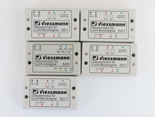 Viessmann H0 - 5221/5220 - Accessoires - 5x modules de, Hobby & Loisirs créatifs, Trains miniatures | HO