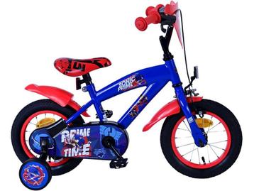 Sonic Prime Kinderfiets - Jongens - 12 inch - Blauw Rood, Verzenden