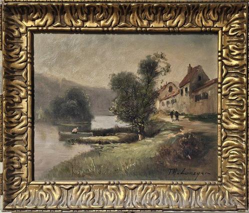 Britse school (XIX) - Paesaggio, Antiek en Kunst, Kunst | Schilderijen | Klassiek