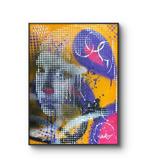 Wawapod (1991) - Jeune fille à la perle Collab x Textured, Antiek en Kunst