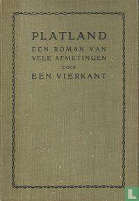 Abbott, Edwin A. - Platland - 1920, Boeken, Science fiction, Zo goed als nieuw, Verzenden