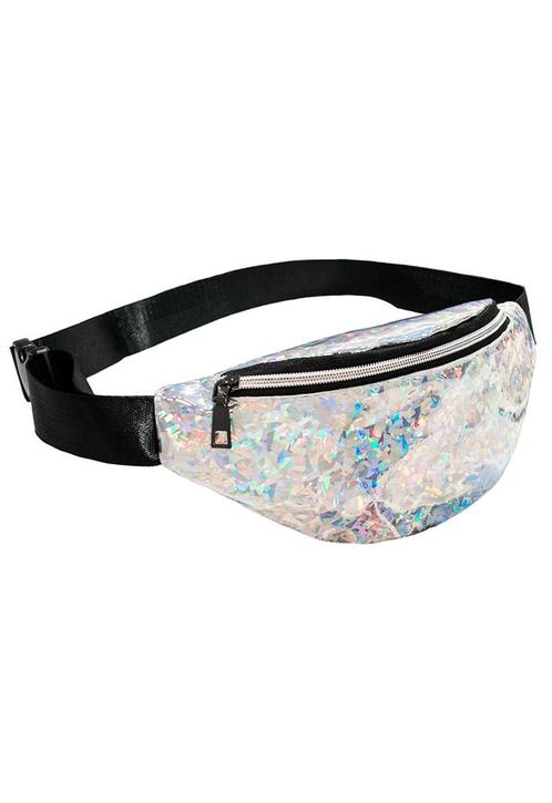 Heuptasje Zilver Holografisch Iridescent Glitter Heuptas Kle, Bijoux, Sacs & Beauté, Sacs | Sacs Femme, Enlèvement ou Envoi