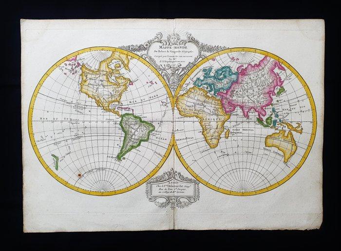 Mappamondo - Wereldkaart / Globe en Hemisferen / Aardse, Boeken, Atlassen en Landkaarten