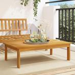vidaXL Tuintafel 100x60x30 cm massief acaciahout, Tuin en Terras, Verzenden, Nieuw