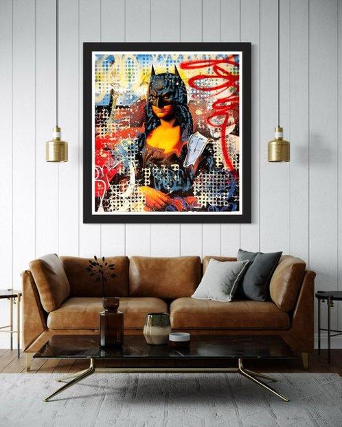 Moabit - Batman X Mona Lisas Smile XXL, Antiek en Kunst, Kunst | Schilderijen | Modern