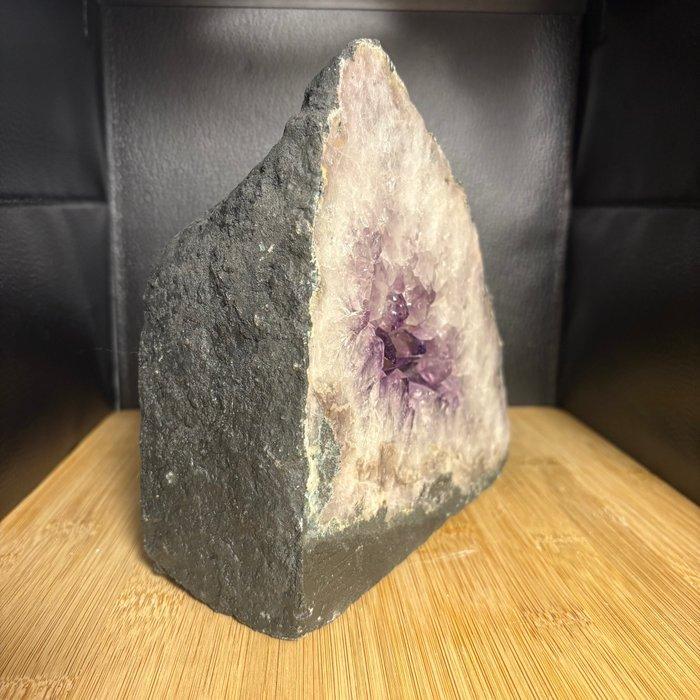 amethist Geode - Hoogte: 18 cm - Breedte: 19 cm- 4208 g -, Verzamelen, Mineralen en Fossielen