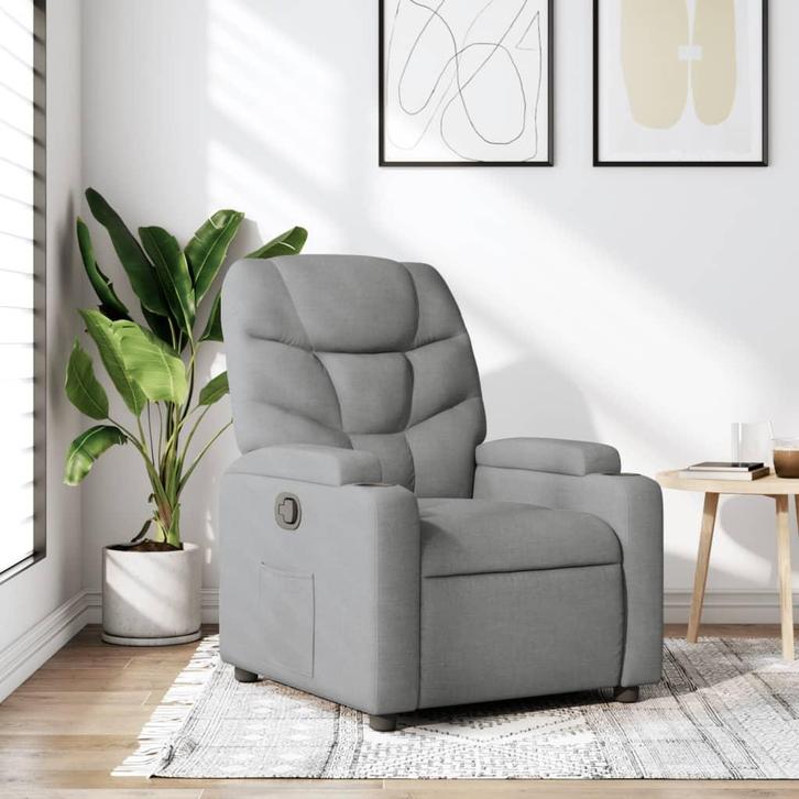 Verstelbare Fauteuil Stof | OP = OP | 41% Korting, Huis en Inrichting, Fauteuils, 50 tot 75 cm, Minder dan 75 cm, Nieuw, Verzenden