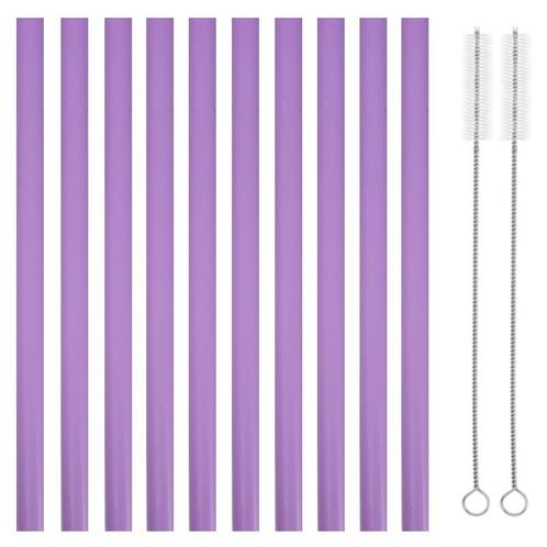 Fako Bijoux® - Siliconen Rietjes XL - 10 Herbruikbare, Huis en Inrichting, Keuken | Bestek, Verzenden