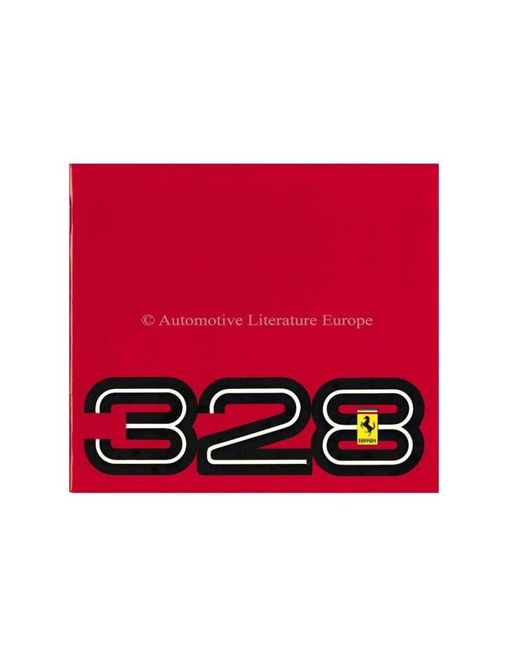 1989 FERRARI 328 GTB & GTS BROCHURE 394/85, Boeken, Auto's | Folders en Tijdschriften, Ophalen of Verzenden