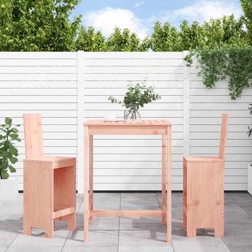 vidaXL 3-delige Tuinbarset massief douglashout, Tuin en Terras, Tuinsets en Loungesets, Nieuw, Verzenden