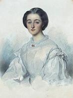 Johann Friedrich Dietler (1804-1874) - A portrait of Louise