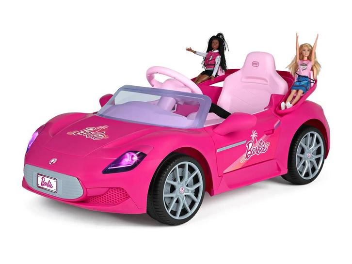 Barbie 12v elektrische kinderauto met echte barbies, Kinderen en Baby's, Speelgoed | Buiten | Accuvoertuigen, Ophalen of Verzenden