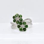 Zonder Minimumprijs - Ring Zilver - 1.02ct. tw. Diamant, Handtassen en Accessoires, Ringen, Nieuw