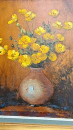 Clémence Biron (1889-?) - Fleurs dans un vase, Antiek en Kunst