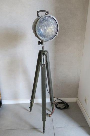 Marine Spotlight Lamp - Lampadaire - Acier, Aluminium, Bois