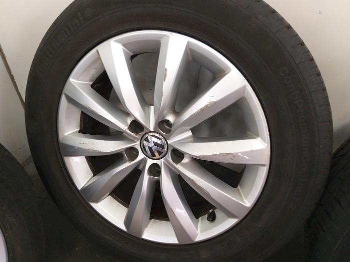 Velg + Band Volkswagen Tiguan O173769, Auto-onderdelen, Ophanging en Onderstel