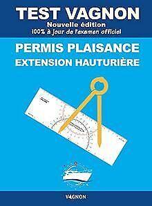 Test Vagnon 2021 - Permis plaisance extension hautu...  Book, Livres, Livres Autre, Envoi