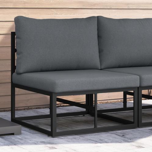 vidaXL Buitenmeubelsets met kussen met kussen Zwart en, Tuin en Terras, Tuinsets en Loungesets, Nieuw, Verzenden