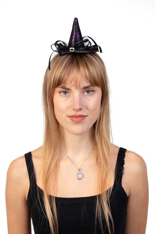 Haarband Heksenhoed Paars Heks Diadeem Hoed Halloween Tovena, Kleding | Dames, Carnavalskleding en Feestkleding, Nieuw, Ophalen of Verzenden