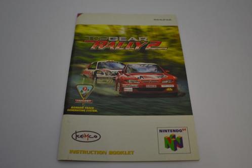 Top Gear Rally 2 (N64 EUR MANUAL), Consoles de jeu & Jeux vidéo, Consoles de jeu | Nintendo Consoles | Accessoires