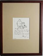Hergé - Tintin - Dédicace manuscrite signée - 1970 - 1 Carte, Nieuw