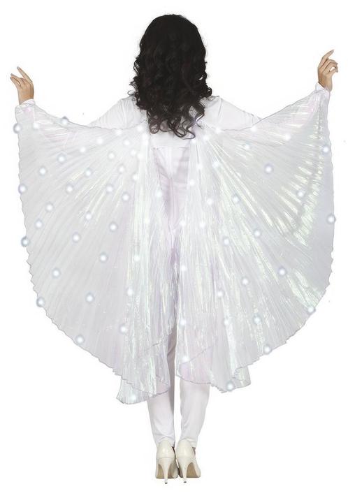 Cape Wit Dames Met Licht, Hobby en Vrije tijd, Feestartikelen, Nieuw, Verzenden