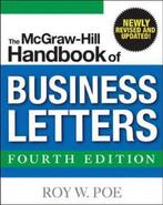 The Mcgraw-Hill Handbook of Business Letters 9780071460804, Roy Poe, Roy W. Poe, Verzenden