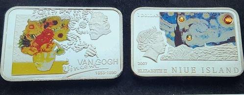 Niue. 1 Dollar 2007  Vincent Van Gogh Gallery  in Proof, Postzegels en Munten, Munten | Europa | Niet-Euromunten