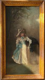 Circle of Louis Roy (1862-1907) French School XIX, Cercle de, Antiek en Kunst, Kunst | Schilderijen | Klassiek